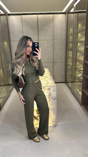 Conjunto Modal | Jaquetinha Capuz e Calça