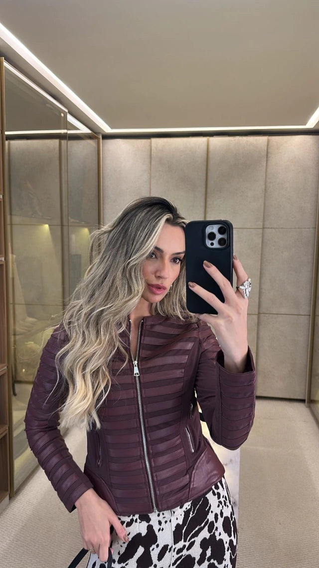 Jaqueta com Detalhe em Tule