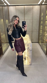 Jaquetinha Zíper com Detalhe