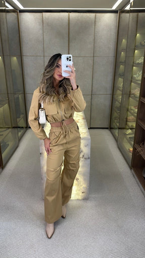 Conjunto Lidia | Jaquetinha e Calça Pantalona