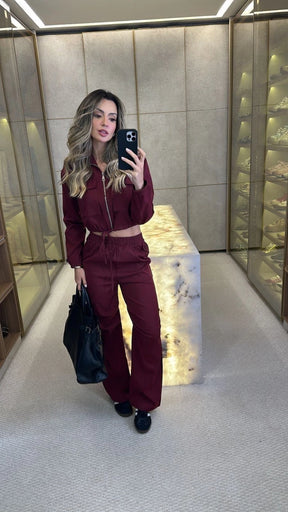 Conjunto Lidia | Jaquetinha e Calça Pantalona