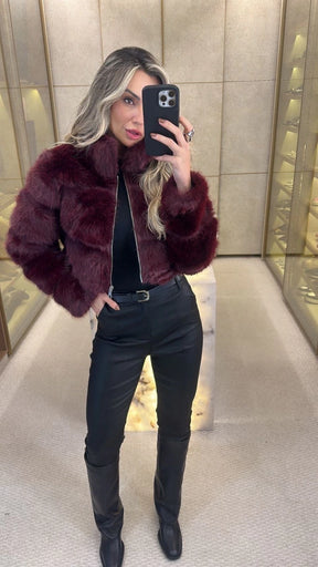 Casaco Curto Pelinhos