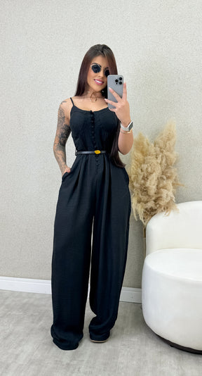 Macacão Com Cinto Aretha