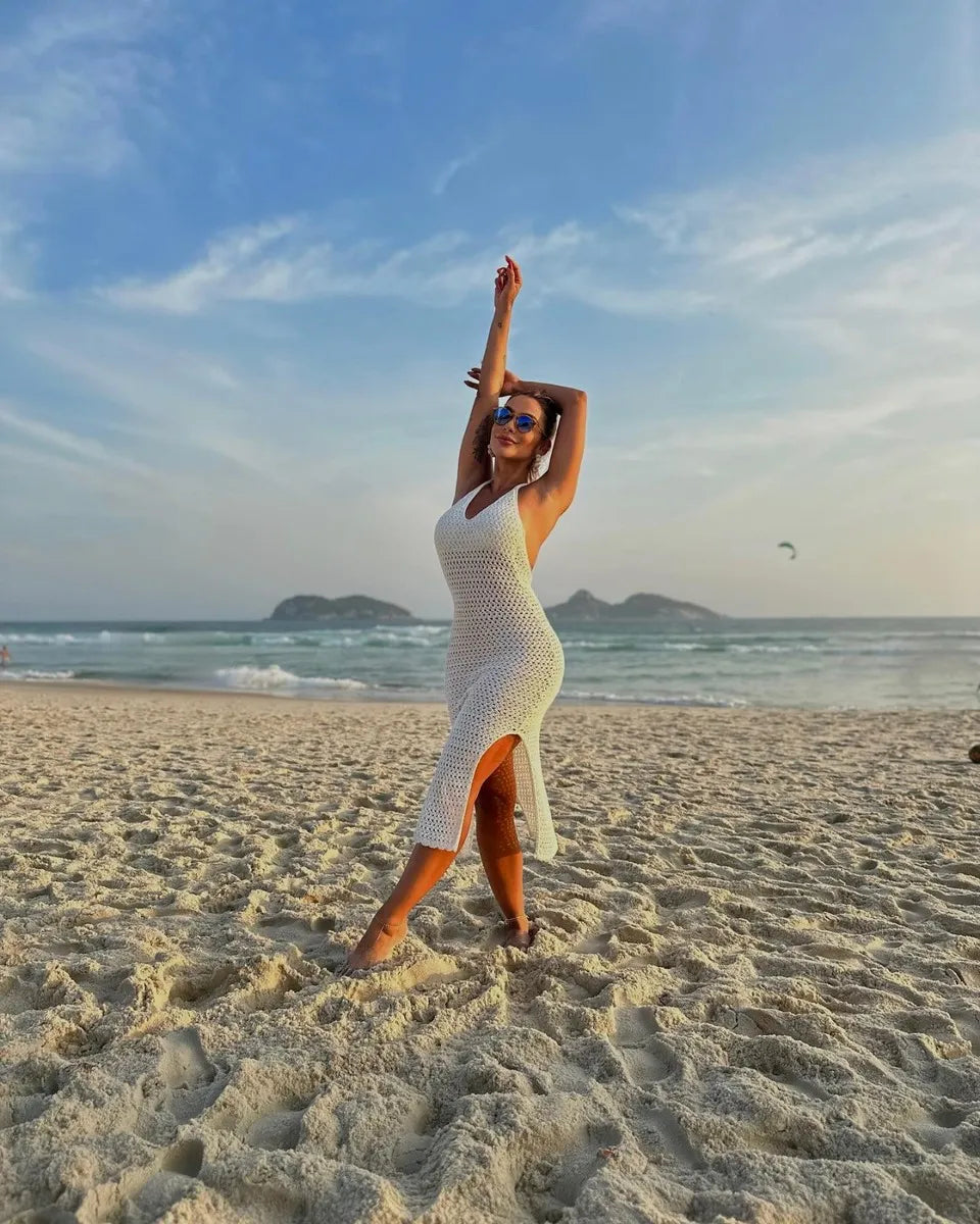 Vestido Luiza Moda Praia Midi