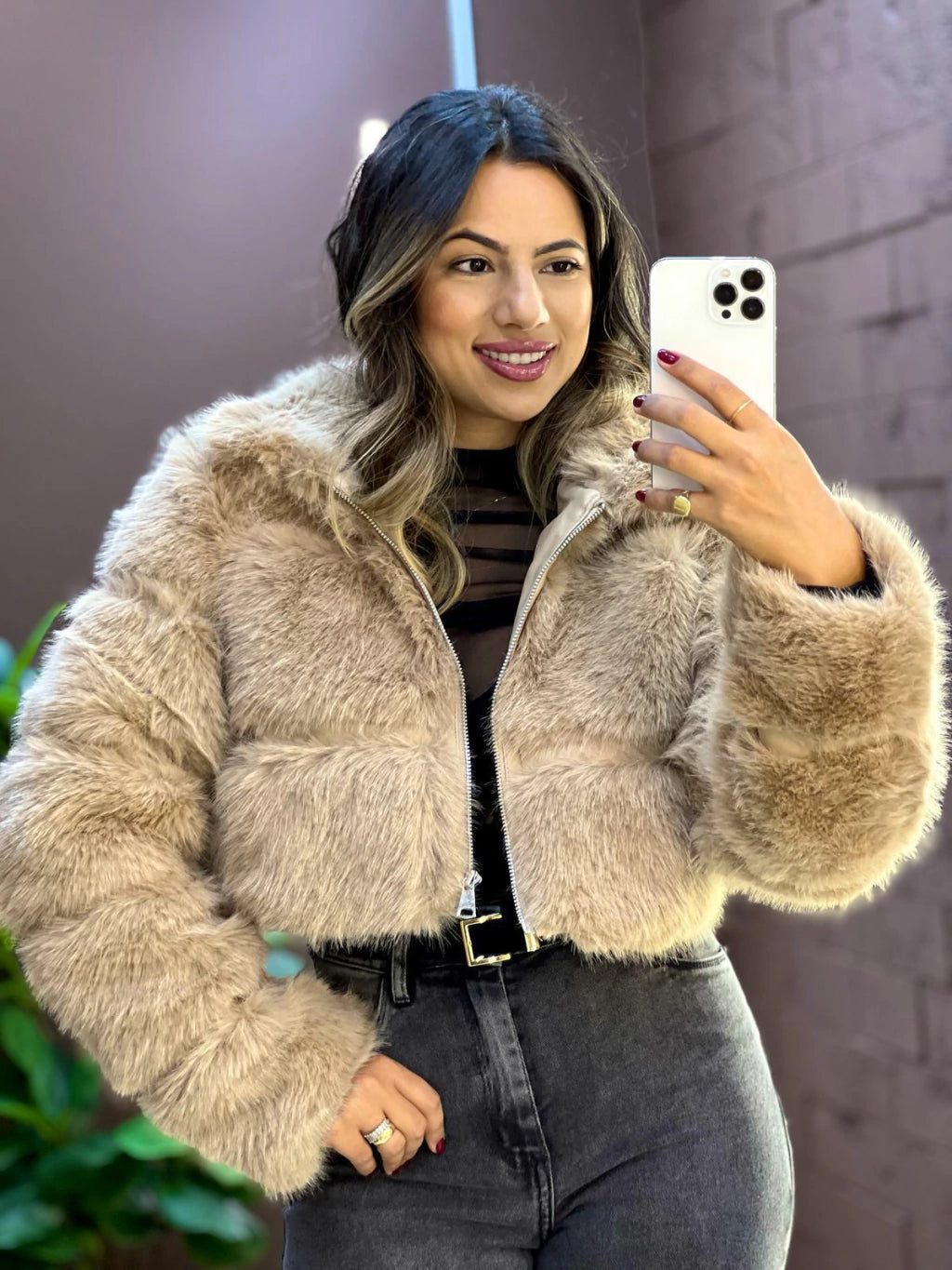 Jaqueta Pelinhos Florença