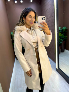 Casaco Lã Peluciado - New York