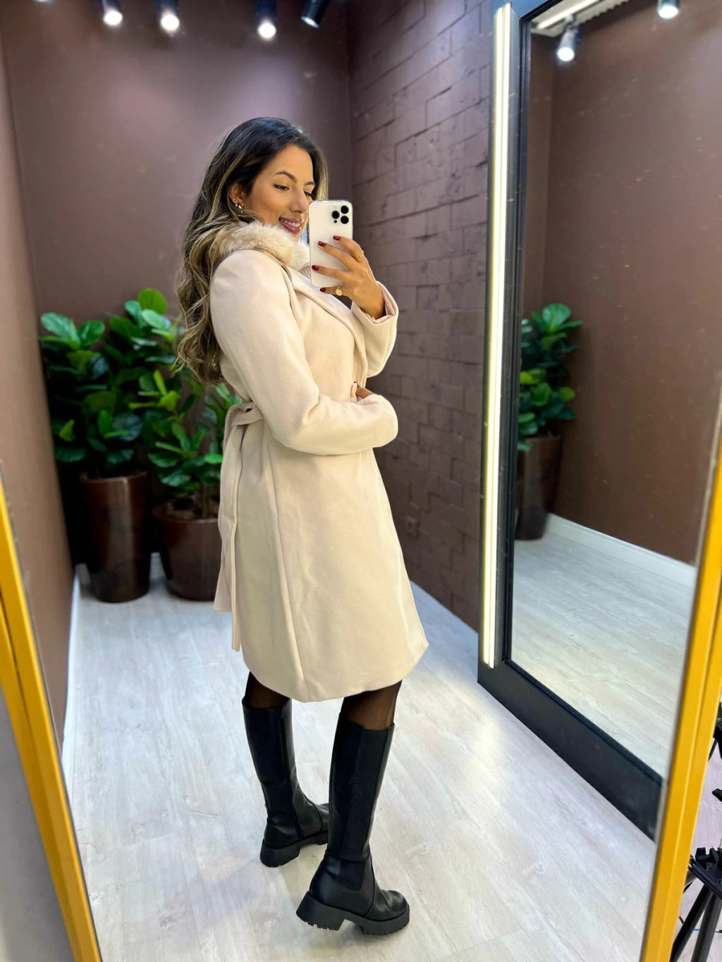 Casaco Lã Peluciado - New York