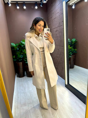 Casaco Lã Peluciado - New York