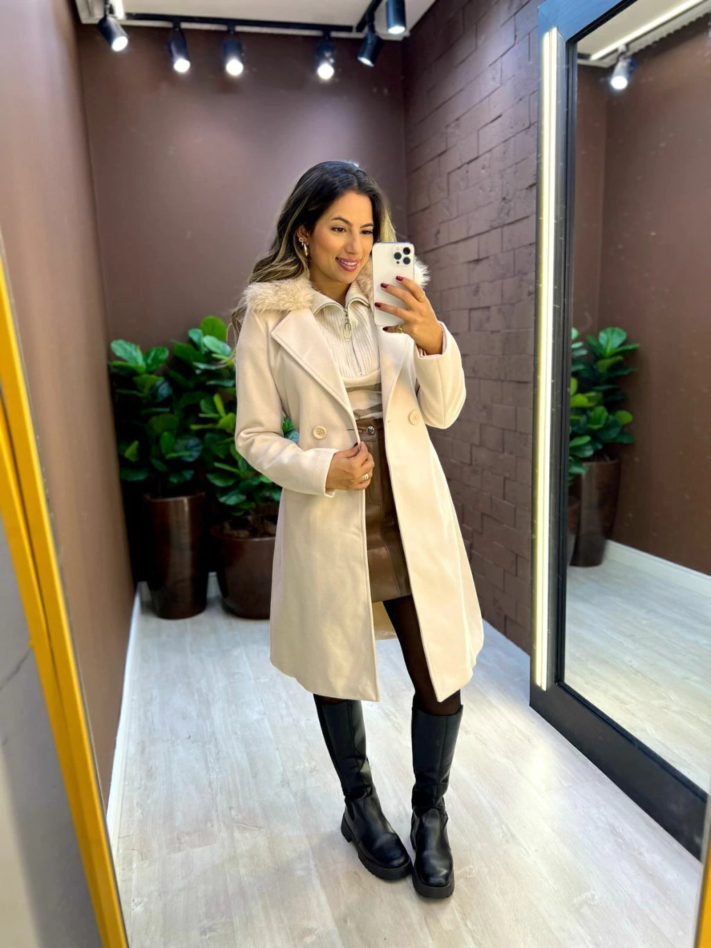 Casaco Lã Peluciado - New York