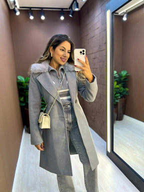 Casaco Lã Peluciado - New York