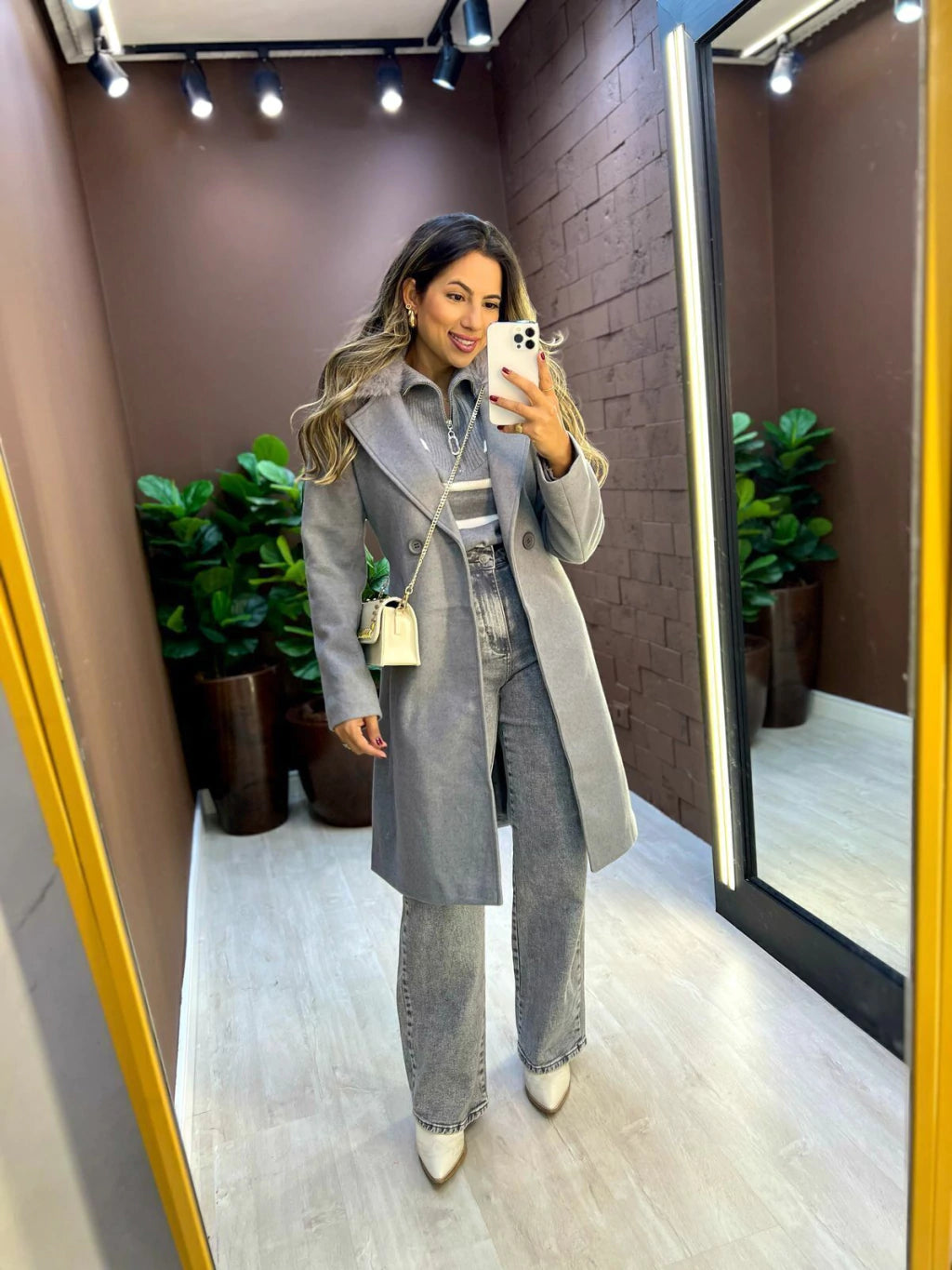 Casaco Lã Peluciado - New York