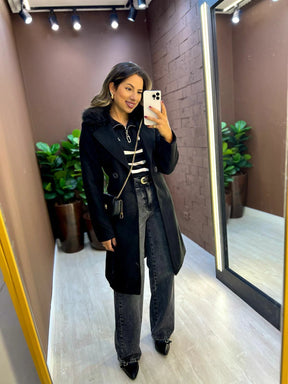 Casaco Lã Peluciado - New York